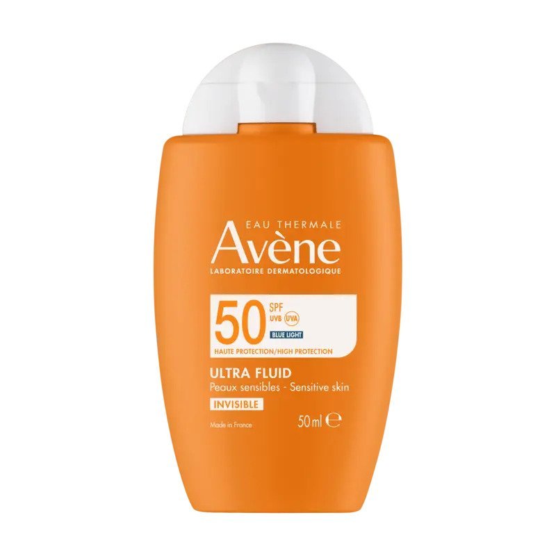 AVENE-FLUIDE-ULTRA-LEGER-1.jpg EAU THERMALE AVENE ULTRA FLUID INVISIBLE SPF50 – Image 1