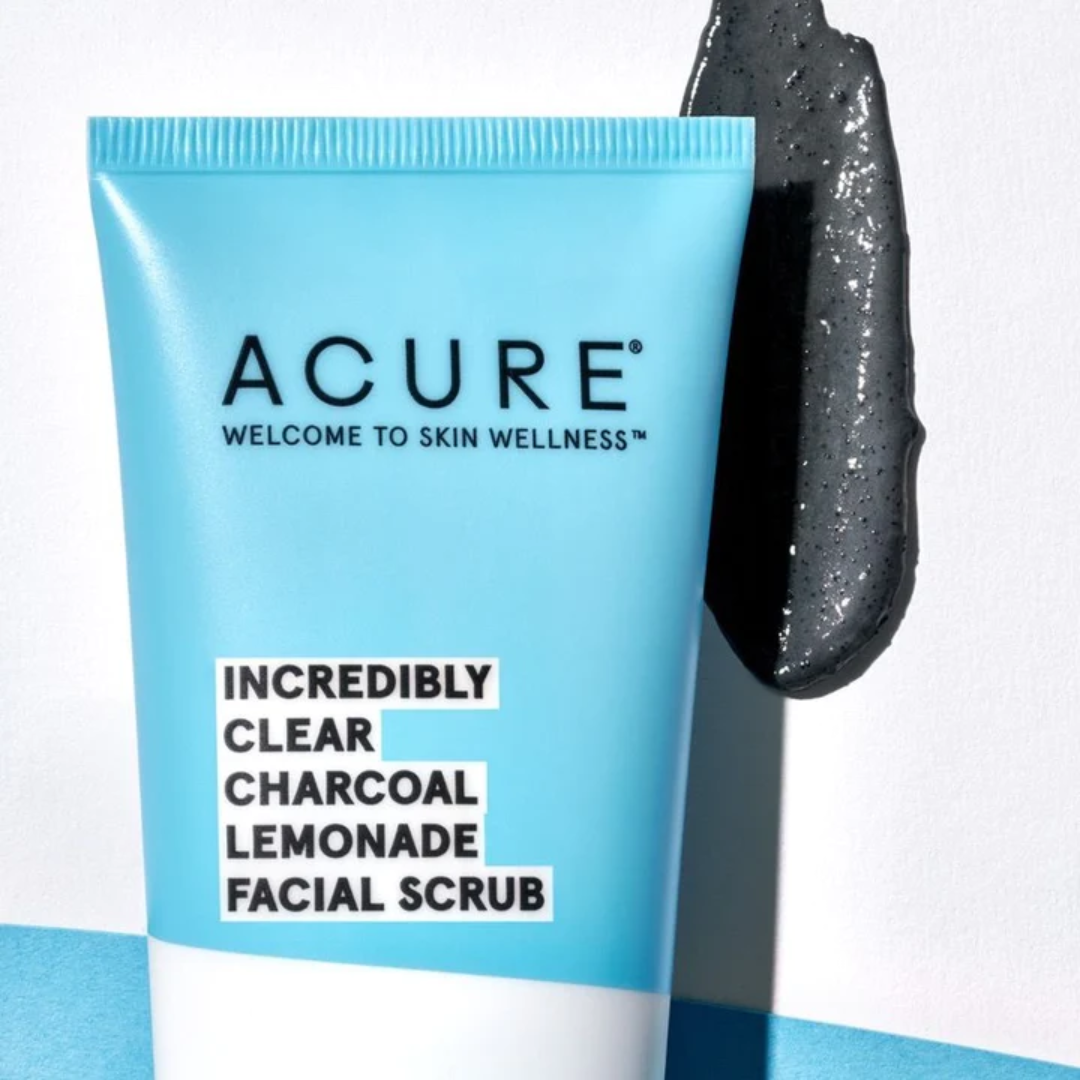 Acure-incredibly-clear-charcoal-lemonade-facial-scrub-118ml-1.png Acure Incredibly Clear Charcoal Lemonade Facial Scrub – Image 1