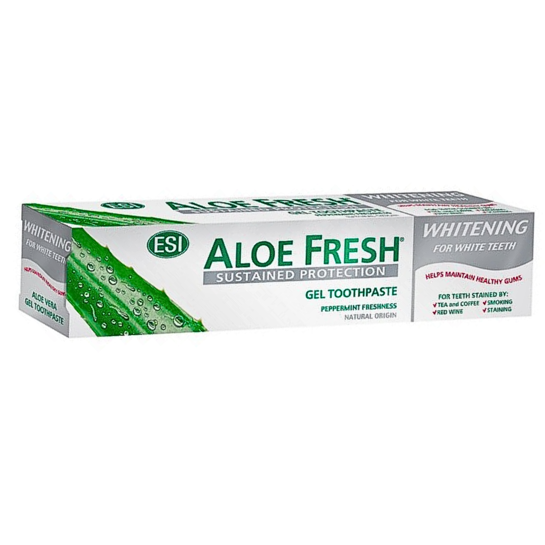 Aloe-Fresh-Dentifrice-Gel-Whitening-100Ml.png Aloe Fresh Dentifrice Gel Whitening 100Ml – Image 1