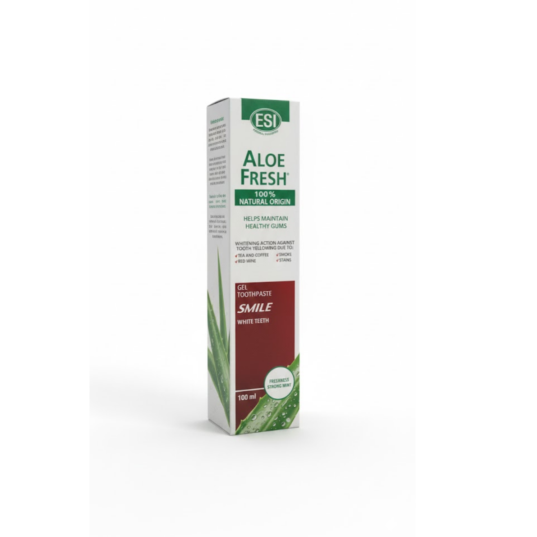 Aloe-Fresh-Smile-Dentifrice-100ml.png Aloe Fresh Smile Dentifrice 100ml – Image 1