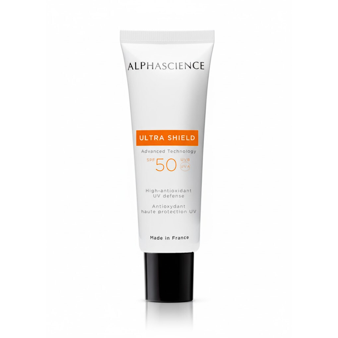 Alphascience-Ultra-Shield-Spf50-40ml-1.png Alphascience Ultra Shield Spf50+ 40ml – Image 1