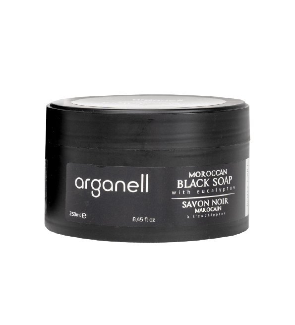 Arganell-savon-noir-Eucalyptus-moroccan-250ml-1.jpg Arganell Savon Noir Eucalyptus Moroccan 250ml – Image 1