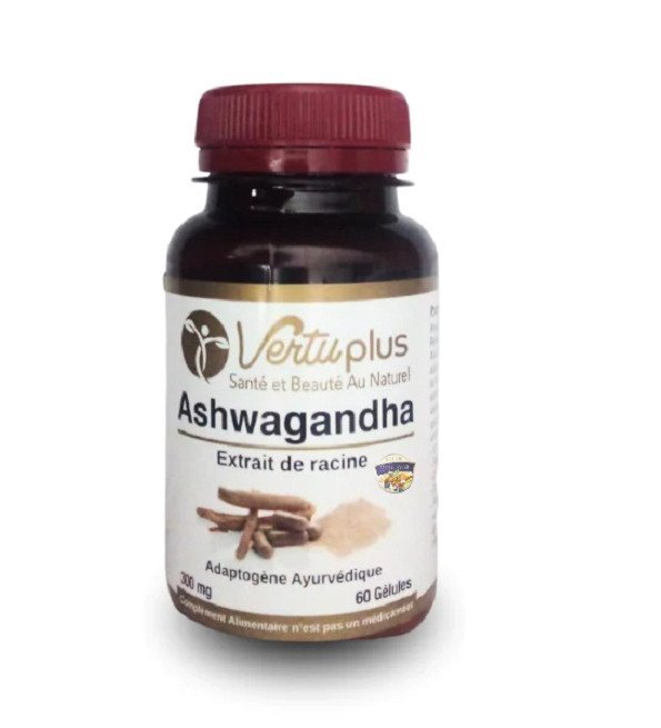 Ashwagandha_VertuPlus_beautymall-parapharmacie-1.jpg VERTU PLUS ASHWAGANDA 60 Gelules – Image 1