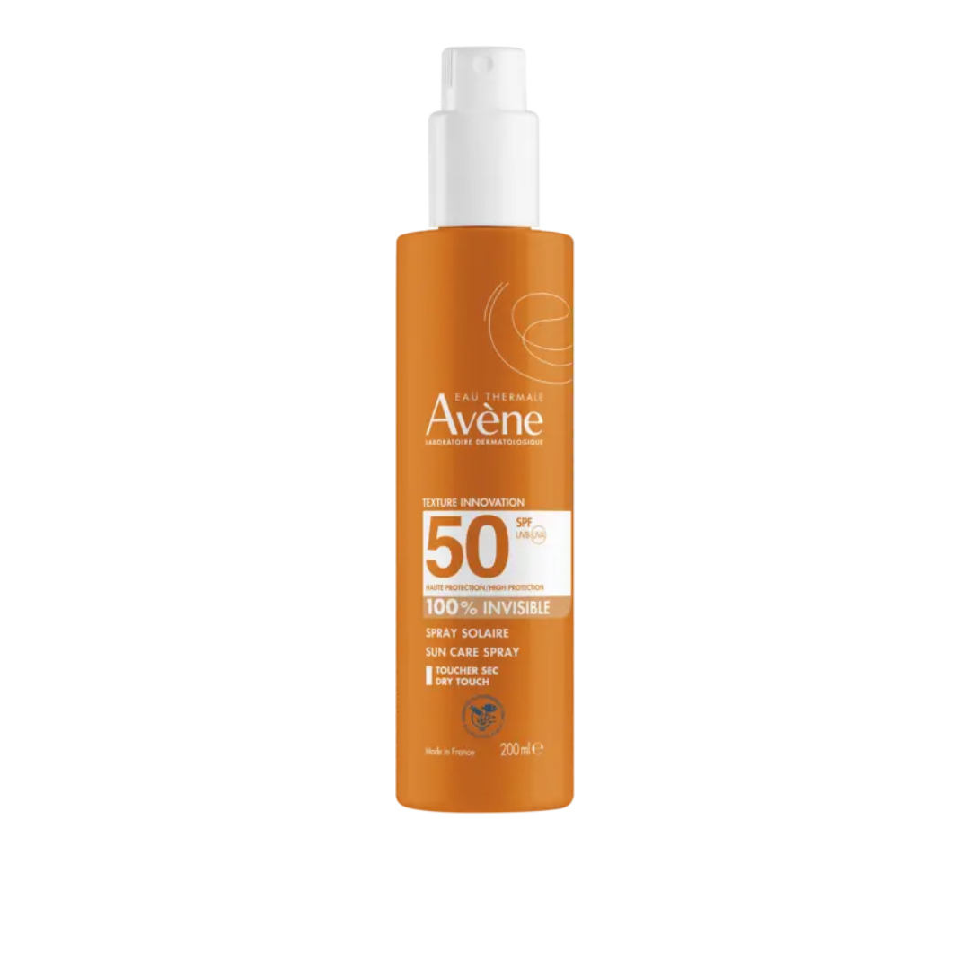 Av-Ecran-Solaire-Spray-Invisible-spf50-200ml.png Eau Thermale Avène Spray Solaire - Très Haute Protection Spf 50+ - 200ml – Image 1