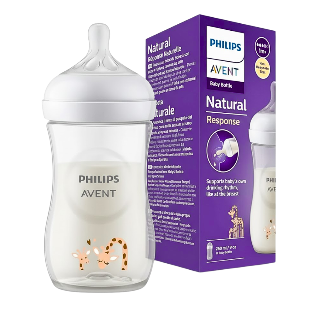 Avent-Bib-Natural-Avec-Tet-1m-260ml-SCY90321.png Avent Biberon Natural Avec Tetine +1m 260ml SCY903/21 – Image 1