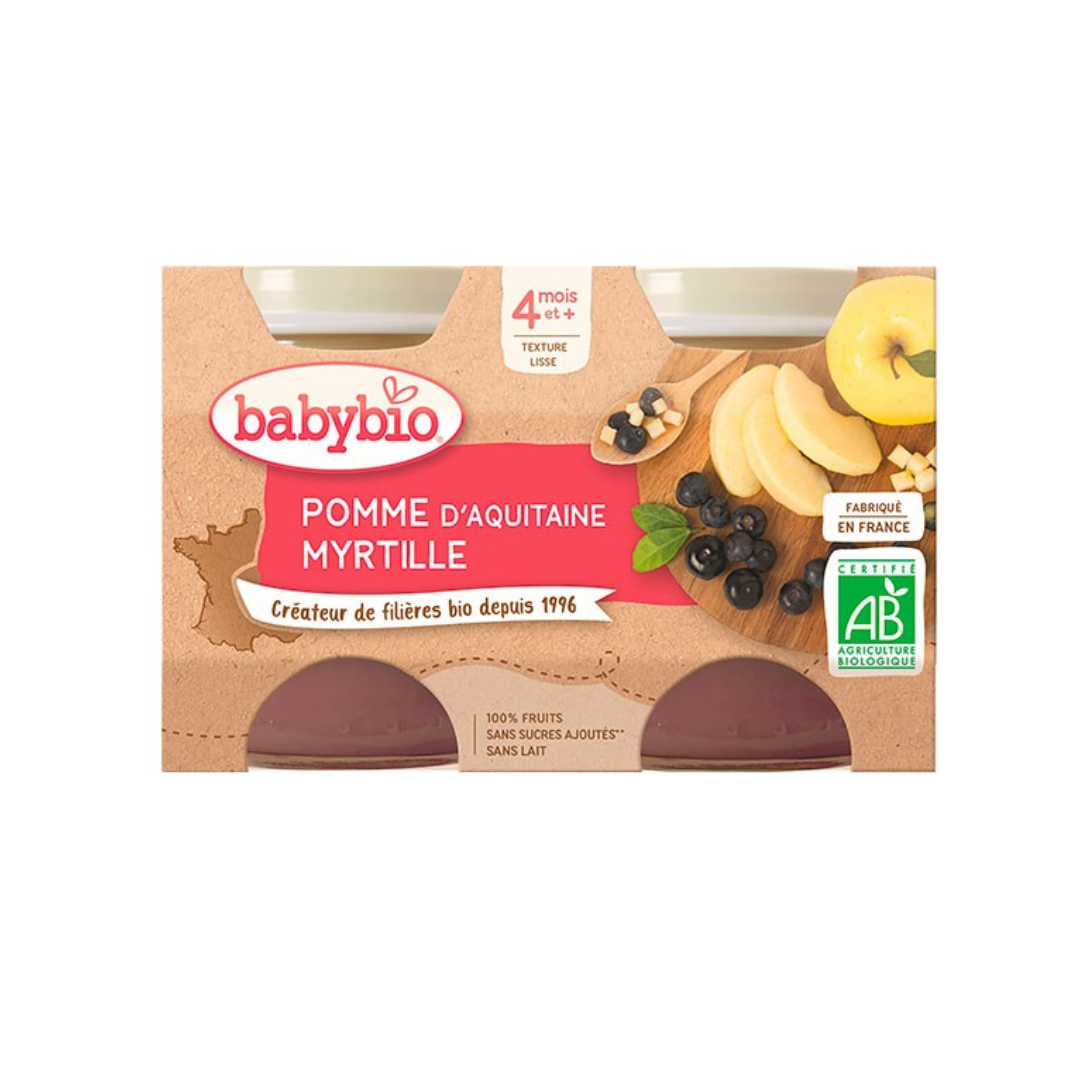 BABYBIO-PETIT-POT-POMME-MYRTILLE-2130G-2.png BABYBIO PETIT POT POMME MYRTILLE 2 x 130G – Image 1