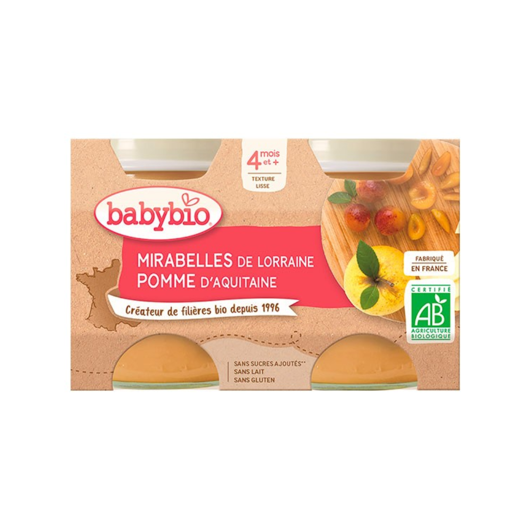 BABYBIO-POT-MIRABELLE-POMME-2130G-2.png BABYBIO POT MIRABELLE POMME 2 x 130G – Image 1
