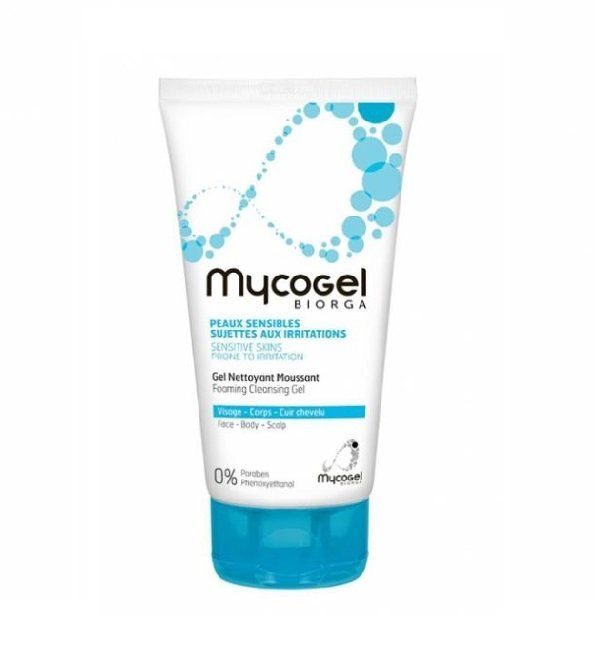 BIORGA-MYCOGEL-GEL-NETTOYANT-MOUSSANT-150-ML-1.jpg Mycogel Gel Nettoyant Moussant 150ml – Image 1
