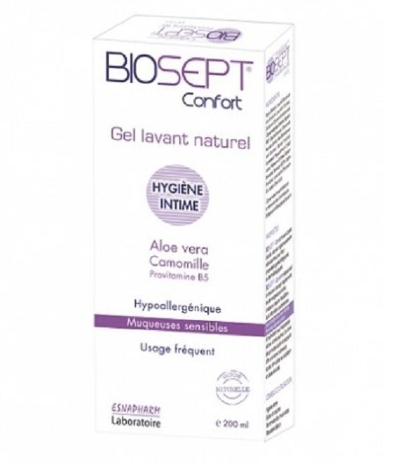 BIOSEPT7.5-1.jpg BIOSEPT 7.5 GEL NETTOYANT TRAITANT EXTRA-DOUX À L'ALOE VERA 200 ML – Image 1