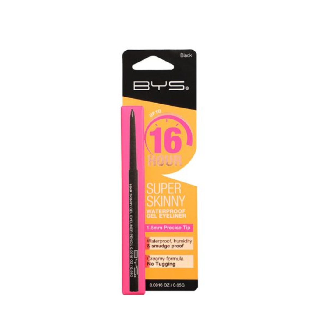 BYS-Super-Skinny-Gel-Eyeliner-Black-16hr.png BYS Super Skinny Gel Eyeliner Black 16hr – Image 1