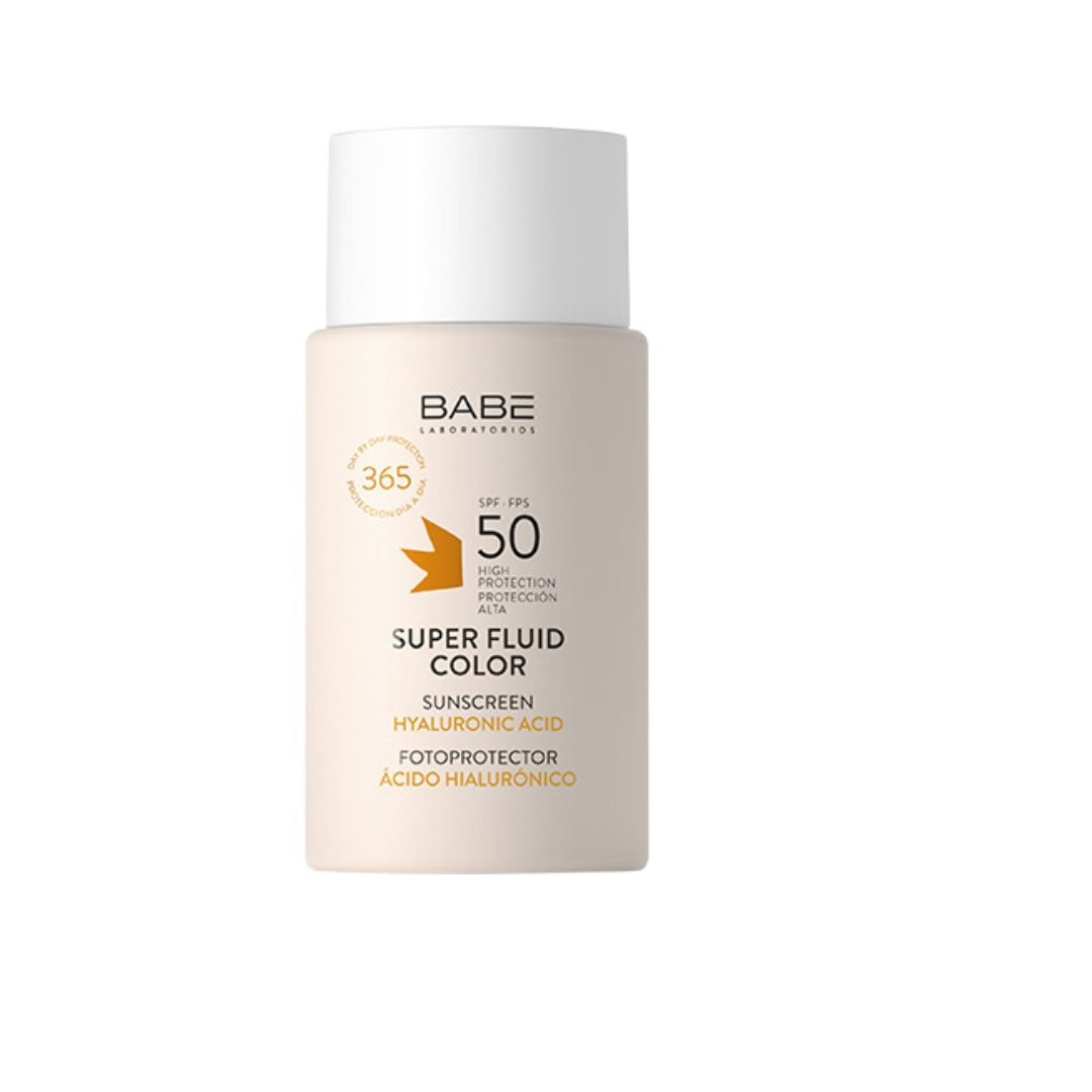 Babe-Facial-sunscreen-super-fluid-color-spf50-50ml-2.jpg Babe Facial Sunscreen Super Fluid Color Spf50 50ml – Image 1