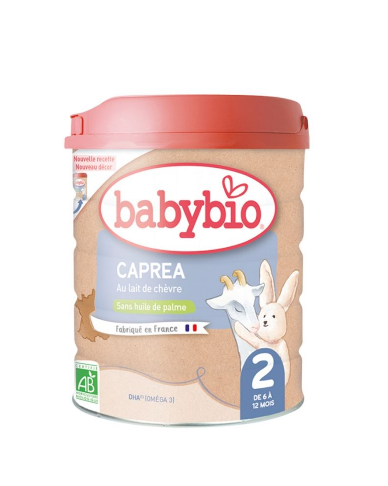 Babybio-CAPREA-2-au-Lait-de-Chevre-800G.png Babybio CAPREA 2 au Lait de Chèvre 800G – Image 1
