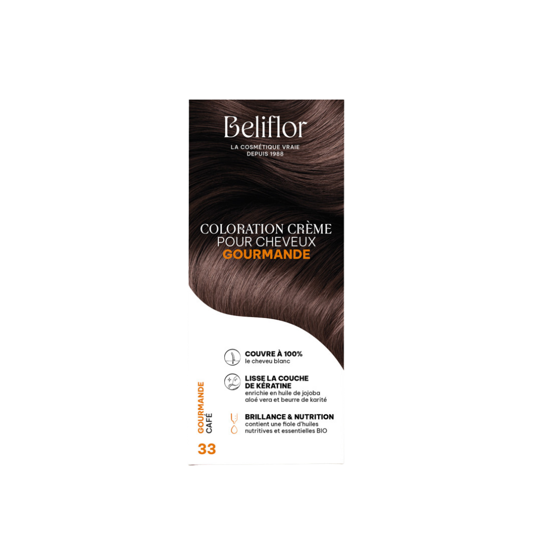 Beliflor-Coloration-N°33-Gourmande-Cafe.png Beliflor Coloration N°33 Gourmande Cafe – Image 1