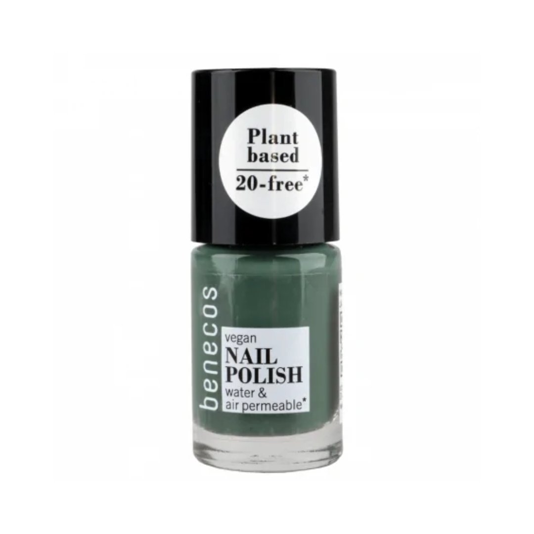 Benecos-Nail-Polish-Sage-Green-5ml.jpg Benecos Nail Polish Sage Green 5ml – Image 1
