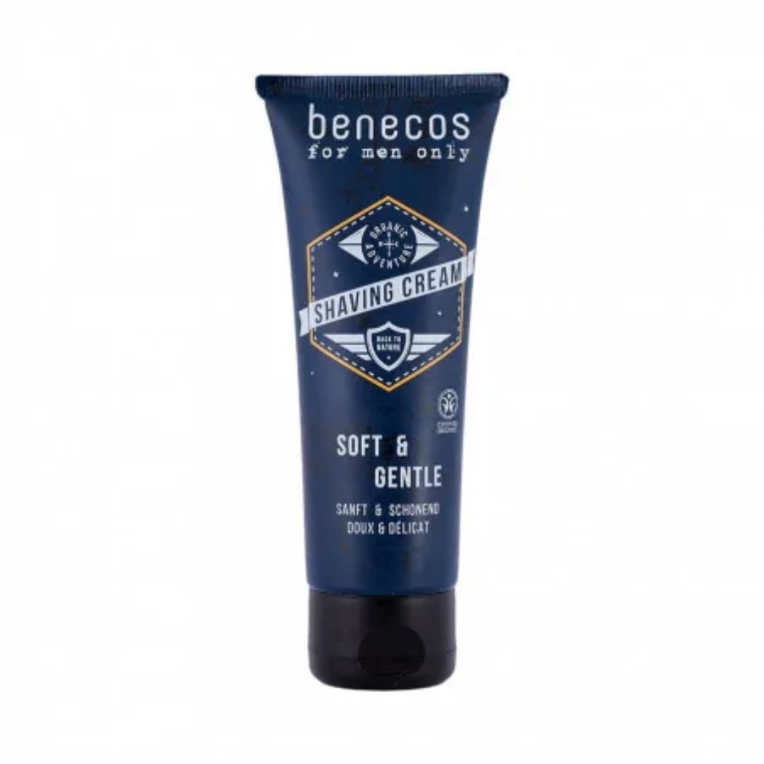Benecos-for-men-only-shaving-cream-75ml.jpg Benecos For Men Only Shaving Cream 75ml – Image 1
