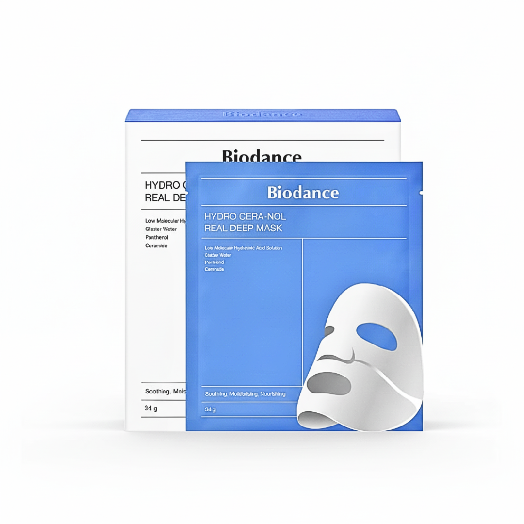 Biodance-Hydro-Cera-Nol-Real-Deep-Mask-4-pcs-1.png Biodance Hydro Cera-Nol Real Deep Mask 4 Pieces – Image 1