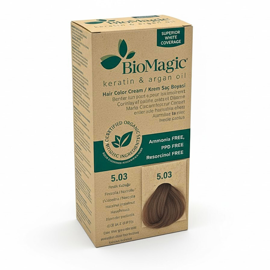 Biomagic-Color-Cream-503-Chatain-Clair-Natr-Dore-1.png Biomagic Color Cream 5/03 Chatain Clair Natr Dore – Image 1