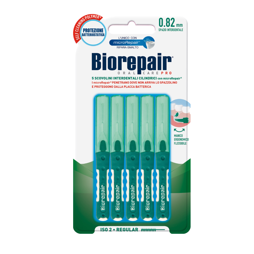Biorepair-Brossettes-interdentaires-reutilisable-0.82.png Biorepair Brossettes Interdentaires Reutilisable 0.82mm – Image 1