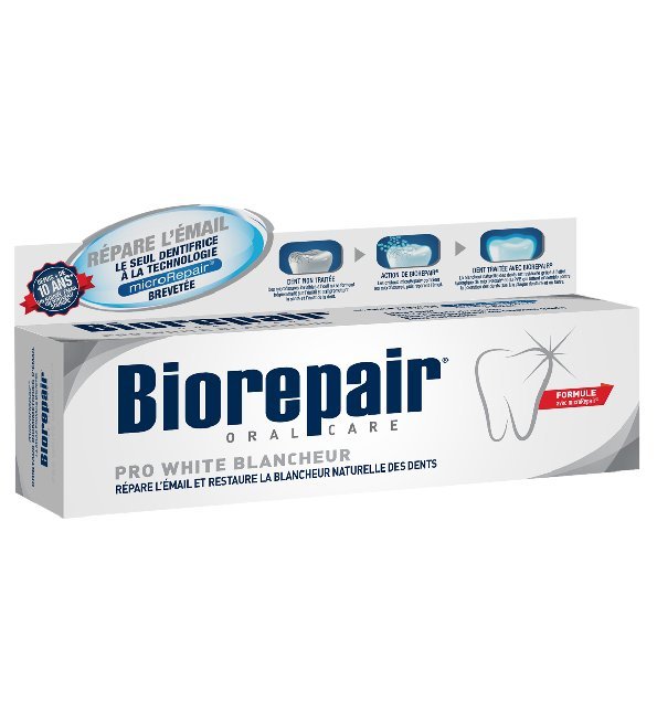 Biorepair-dent-pro-white-75ml-1.jpg Biorepair Dentifrice Pro White 75ml – Image 1