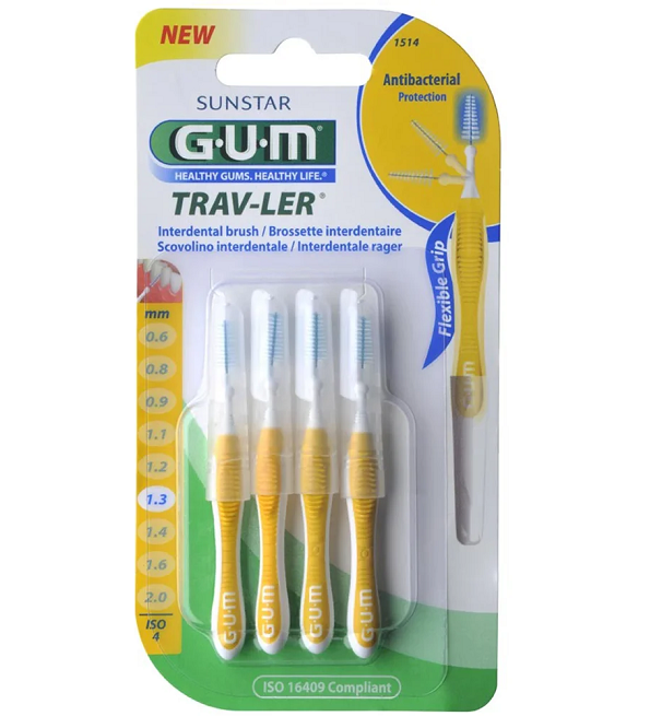 Brossette-Trav-ler-Extra-Fine-13mm-1514.png Gum Proxabross Conique. Extra-Fine 1514M4 – Image 1