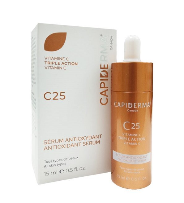 CAPIDERMA-C25-SERUM-ANTIOXYDANT-15mL-1.jpg Capiderma C25 Serum Antioxydant 15ml – Image 1
