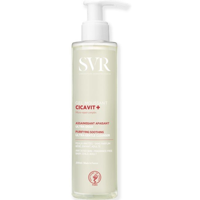 CICAVIT-GEL-MOUSSANT-PACKSHOT-NEW-2022.png.jpg Svr Cicavit+ Gel Moussant Assainissant Apaisant Ultra Doux 200ml – Image 1