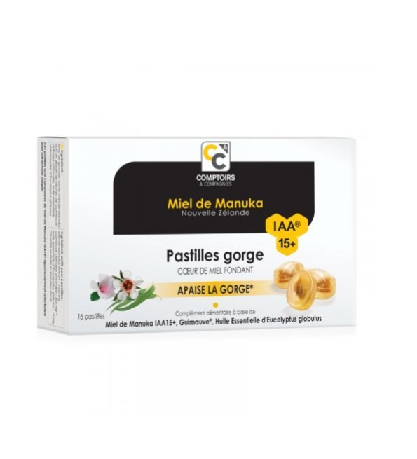 COMPTOIRS-ET-COMPAGNIES-PASTILLE-COEUR-FONDANT-DE-MIEL-MANUKA-IAA15-2.jpg COMPTOIRS ET COMPAGNIES PASTILLE COEUR FONDANT DE MIEL MANUKA IAA15+ – Image 1