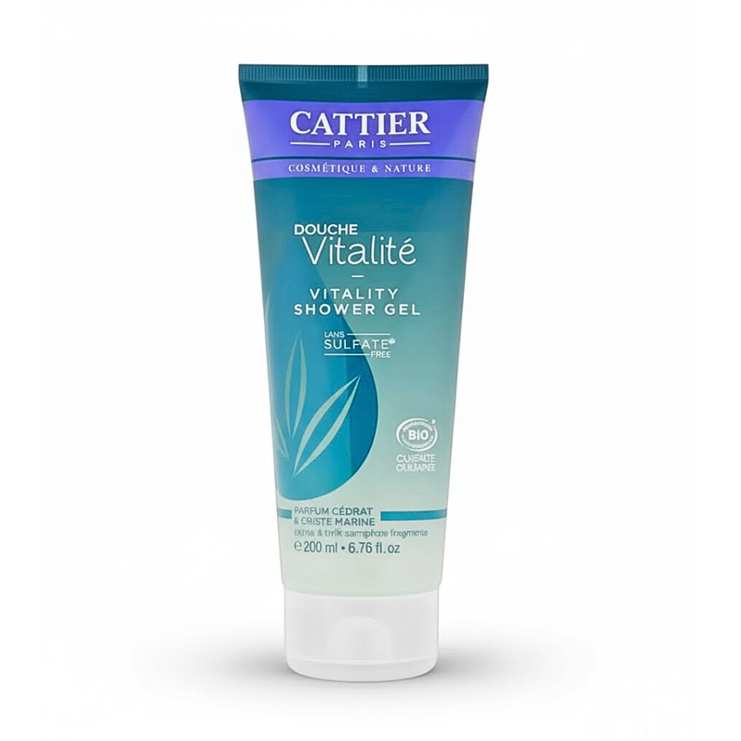 Cattier-Gel-Douche-Vitalite-200ml-1.png Cattier Gel Douche Vitalite 200ml – Image 1