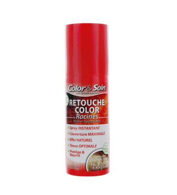 Color-Soin-spray-Retouche-color-Blond-clair-75ml-1.jpg Color & Soin spray Retouche color Blond clair 75ml – Image 1