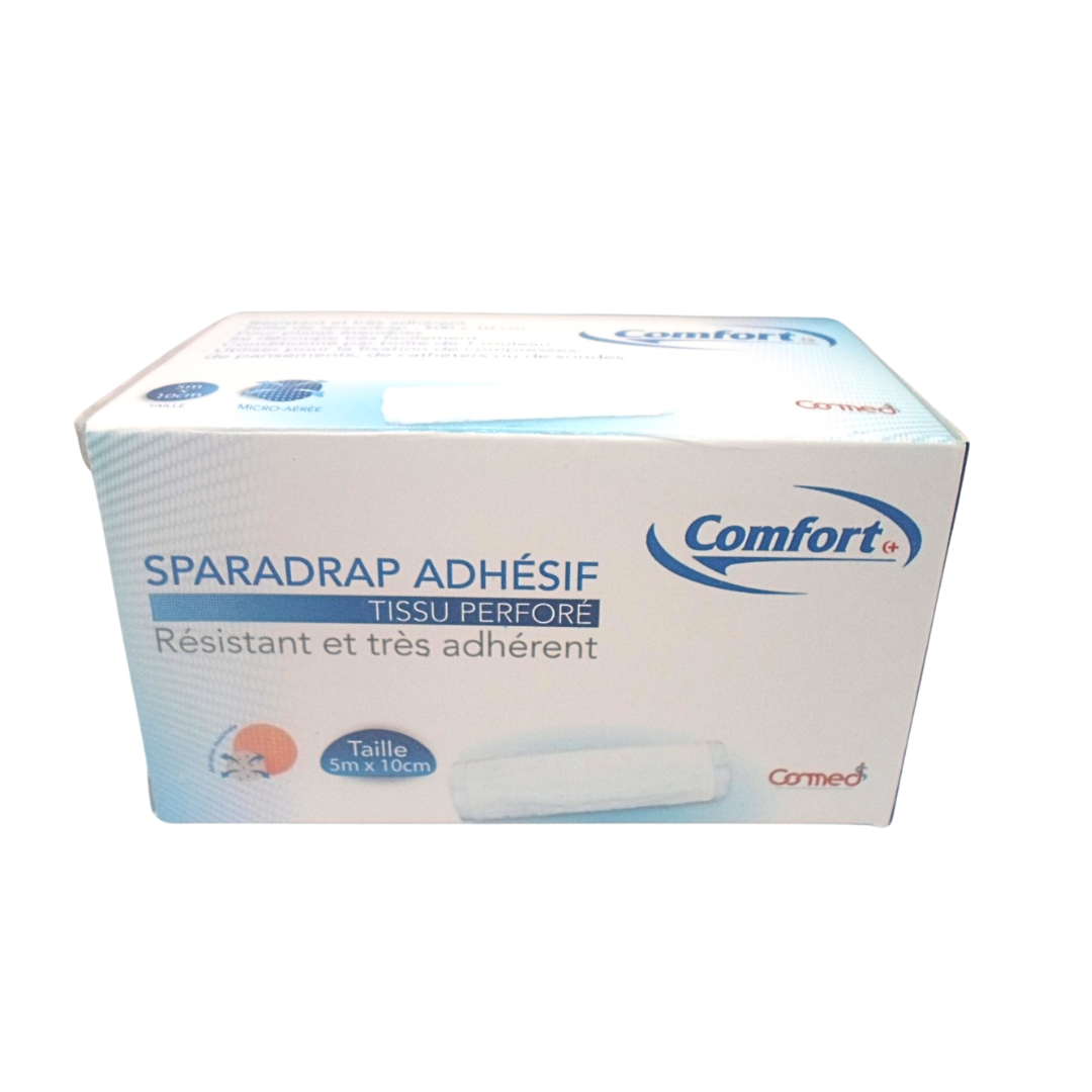 Comfort-sparadrap-Adhesif-Balnc-5m10cm-2.png Comfort Sparadrap Adhesif Balnc 5m x 10cm – Image 1
