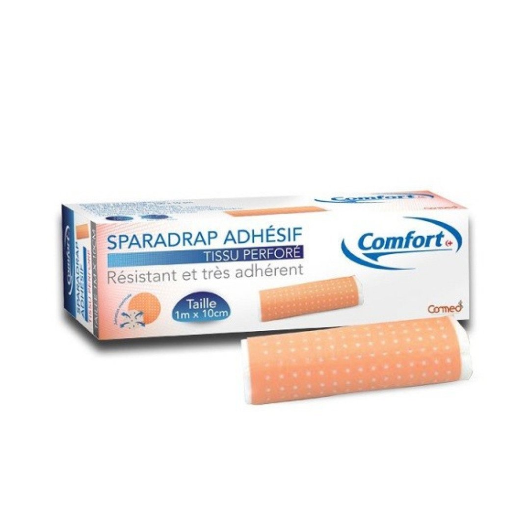 Comfort-sparadrap-Adhesif-Rouge-1m10cm-1.jpg Comfort Sparadrap Adhesif Rouge 1m*10cm – Image 1