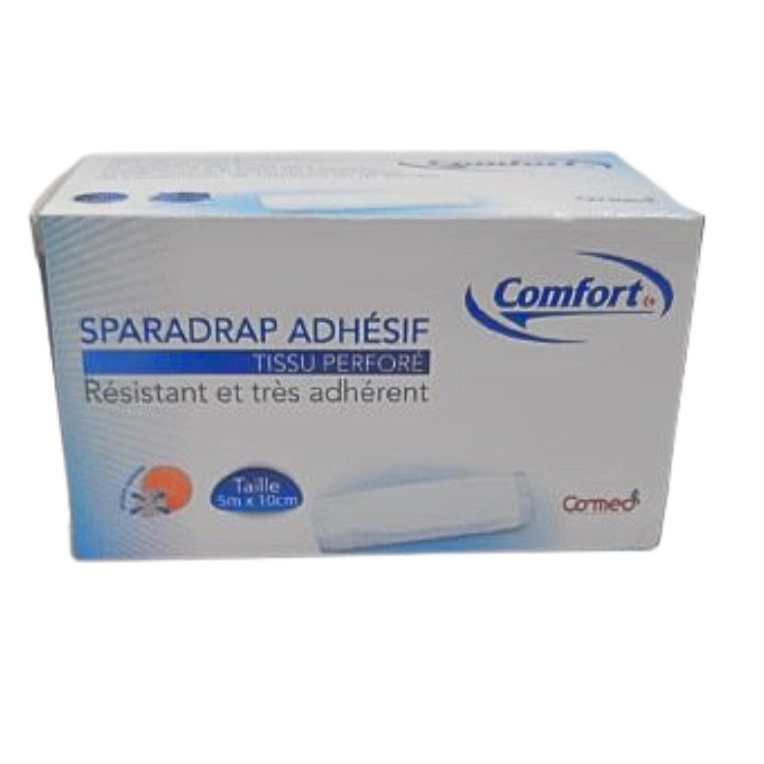 Comfort-sparadrap-Adhesif-Rouge-5m10cm-2-1.png Comfort Sparadrap Adhesif Rouge 5m x 10cm – Image 1