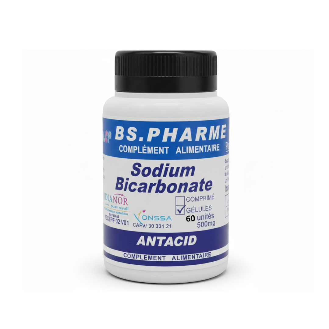 Completpharm-Bicarbonate-de-Sodium-500mg-60-Gelules.png Completpharm Bicarbonate de Sodium 500mg 60 Gelules – Image 1