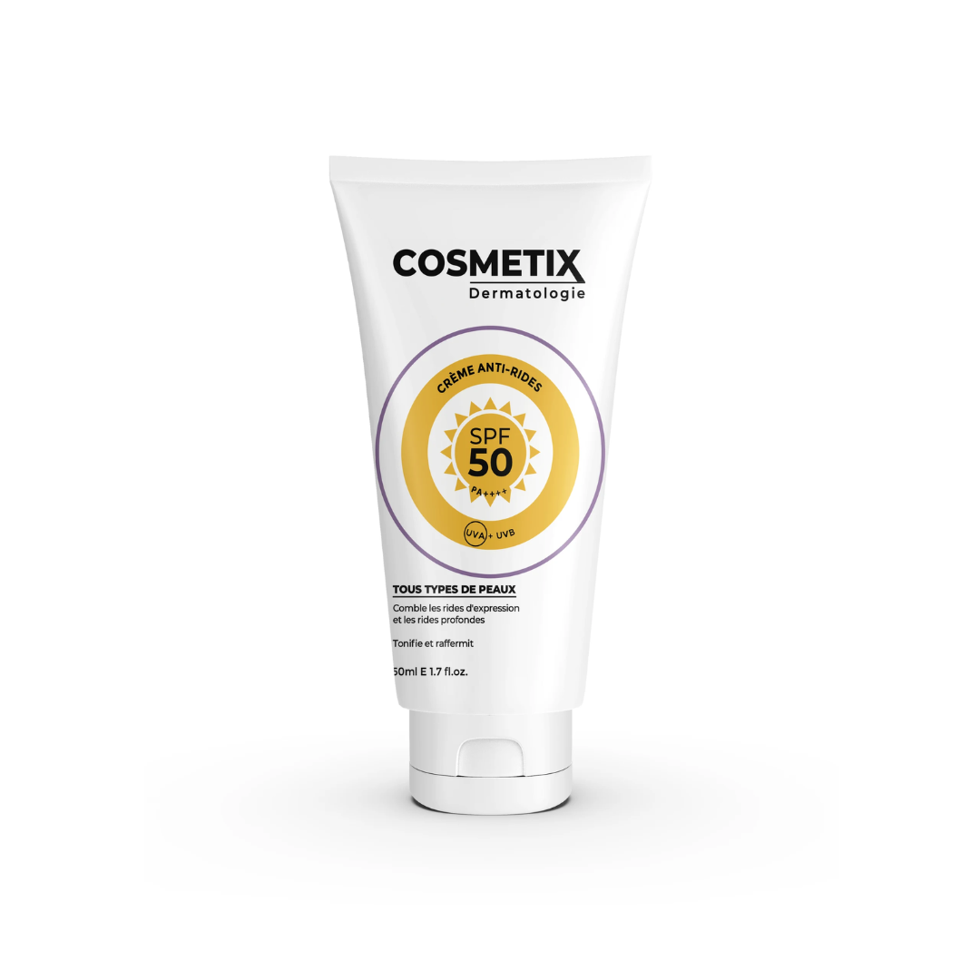 Cosmetix-Soin-2en1-Creme-Anti-Rides-spf50-50ml-1.png Cosmetix Soin 2en1 Creme Anti-Rides spf50 50ml – Image 1