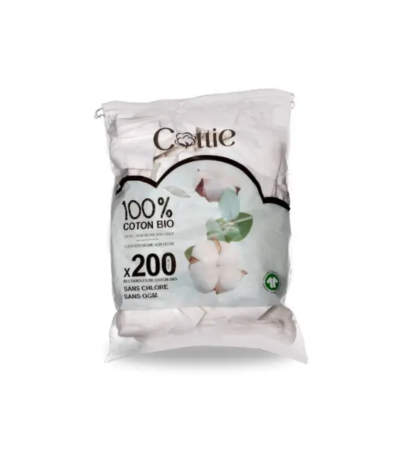 Cottie-coton-pads-bio-200pcs.webp Cottie Coton Pads Bio 200 Unités – Image 1