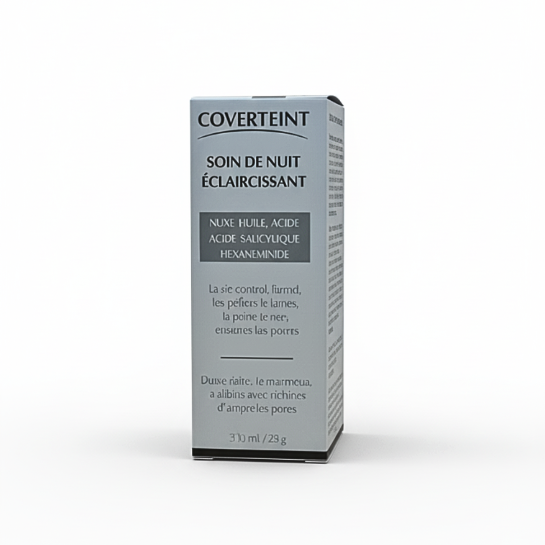 Coverteint-Soin-de-nuit-Eclaircissant-30ml-1.png Coverteint Soin De Nuit Eclaircissant 30ml – Image 1