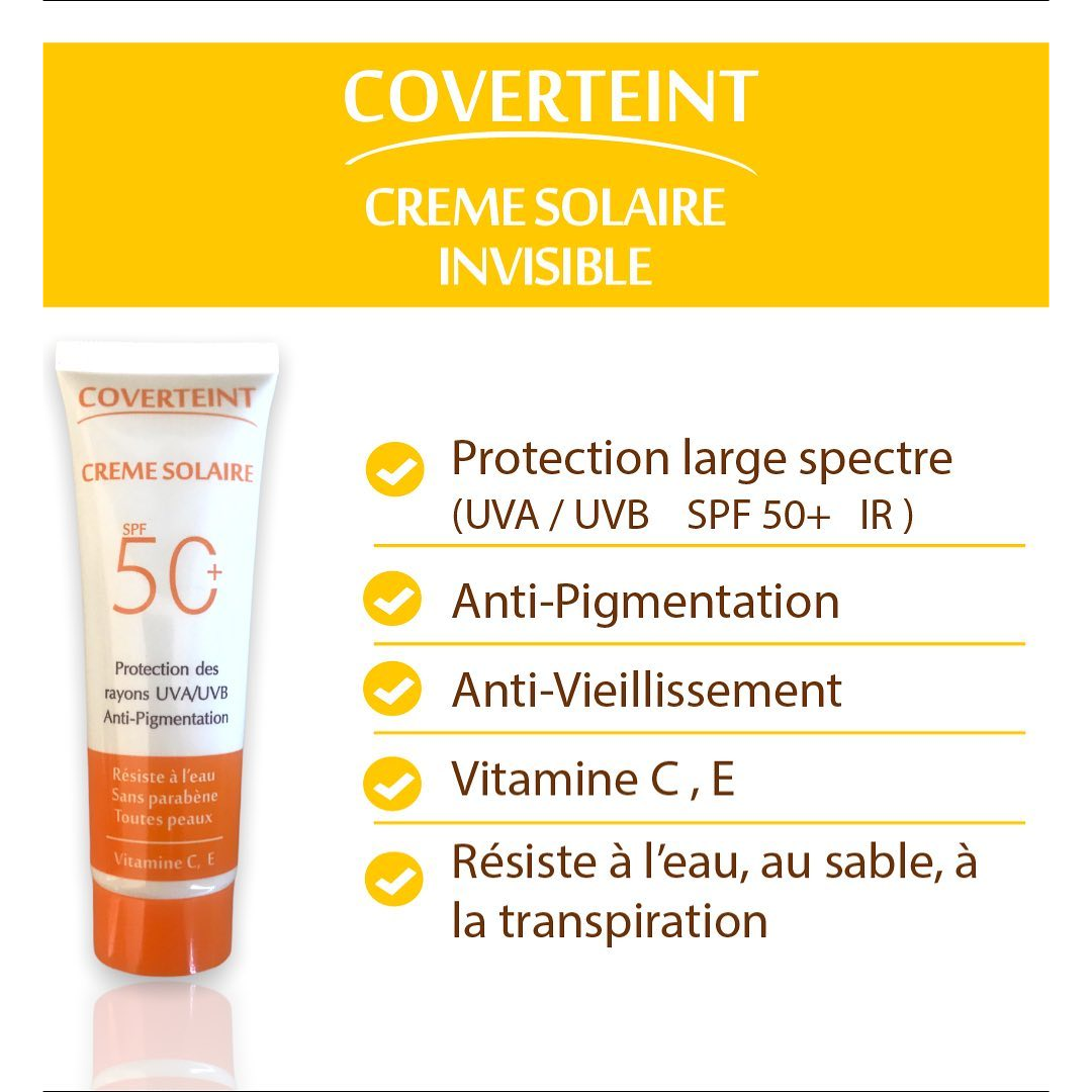 Coverteint-creme-solaire-invisible-spf50-50ml-2.png Coverteint Creme Solaire Invisible Spf50+ 50ml – Image 1