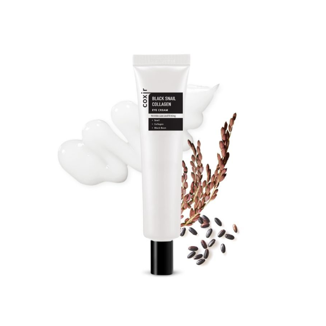 Coxir-Black-Snail-Collagen-Eye-Cream-30ml-1.png Coxir Black Snail Collagen Eye Cream 30ml – Image 1