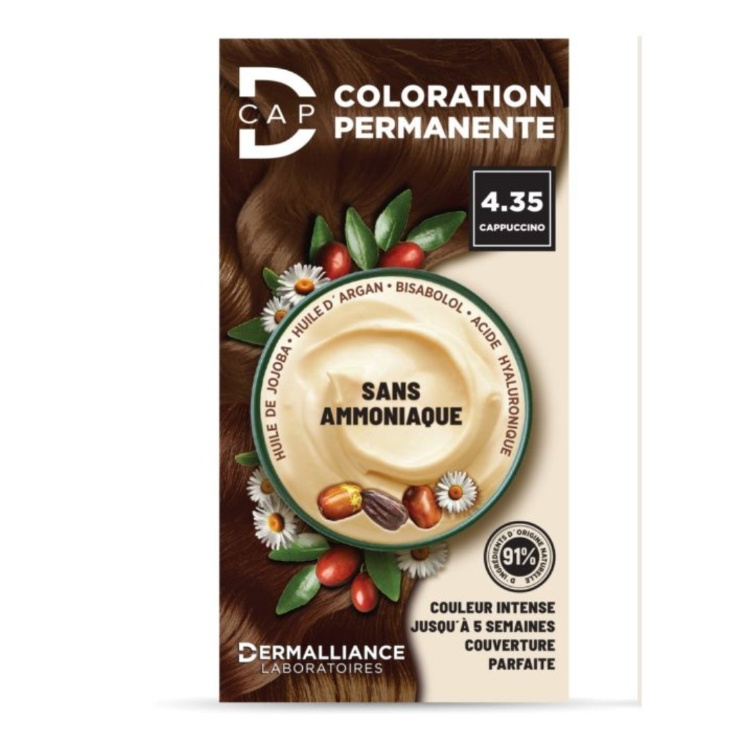 D-CAP-coloration-N°4.35-cappuccino.jpg D-CAP Coloration N°4.35 Cappuccino – Image 1