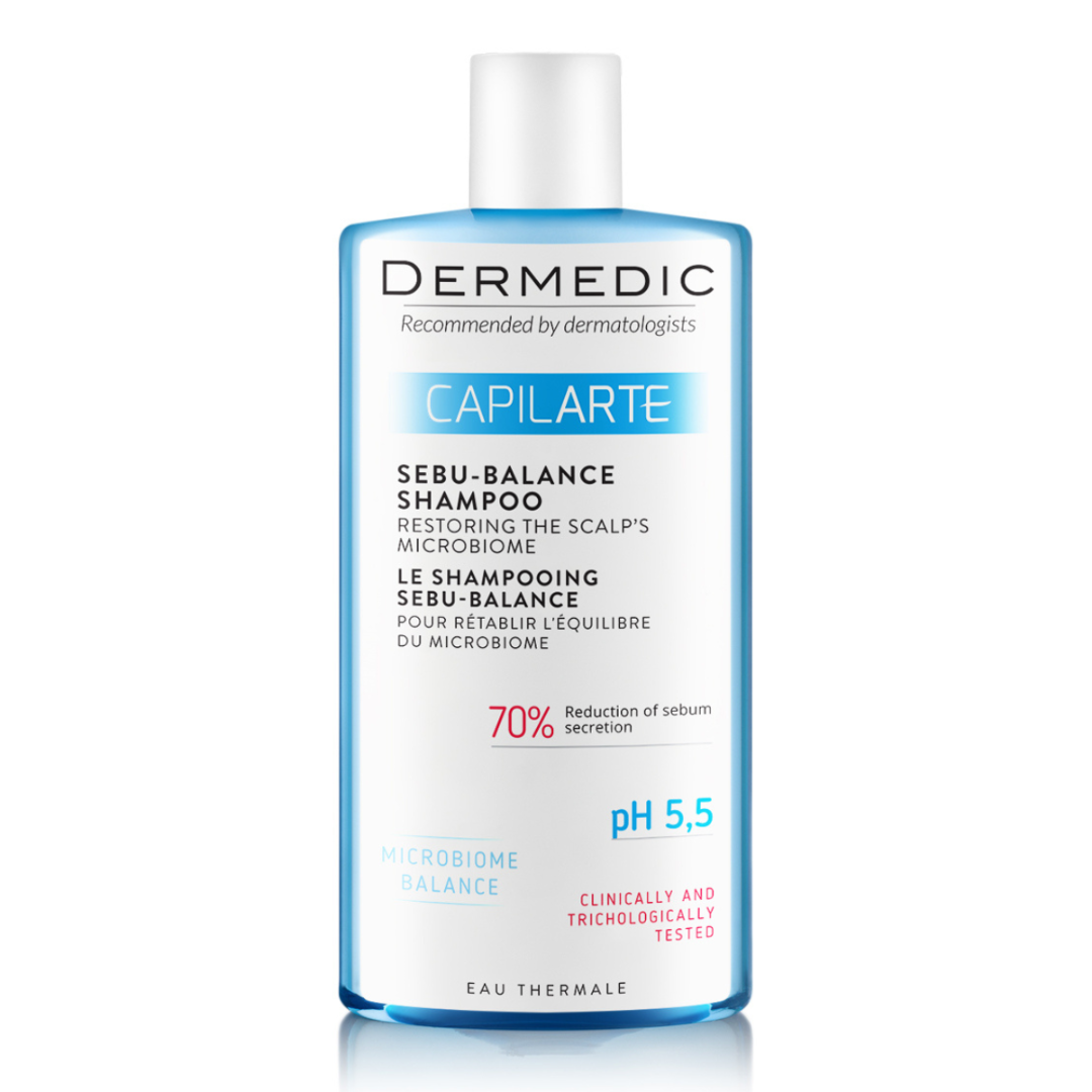 Dermedic-Capilarte-Shampoing-Sebu-Balance-Ph-5.5-300ml-1.png Dermedic Capilarte Shampoing Sebu-Balance Ph 5.5 300ml – Image 1