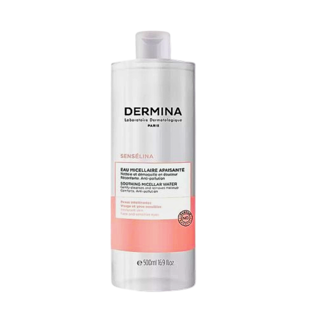 Dermina-Senselina-Eau-Micellaire-500ml-1.png Dermina Senselina Eau Micellaire 500ml – Image 1