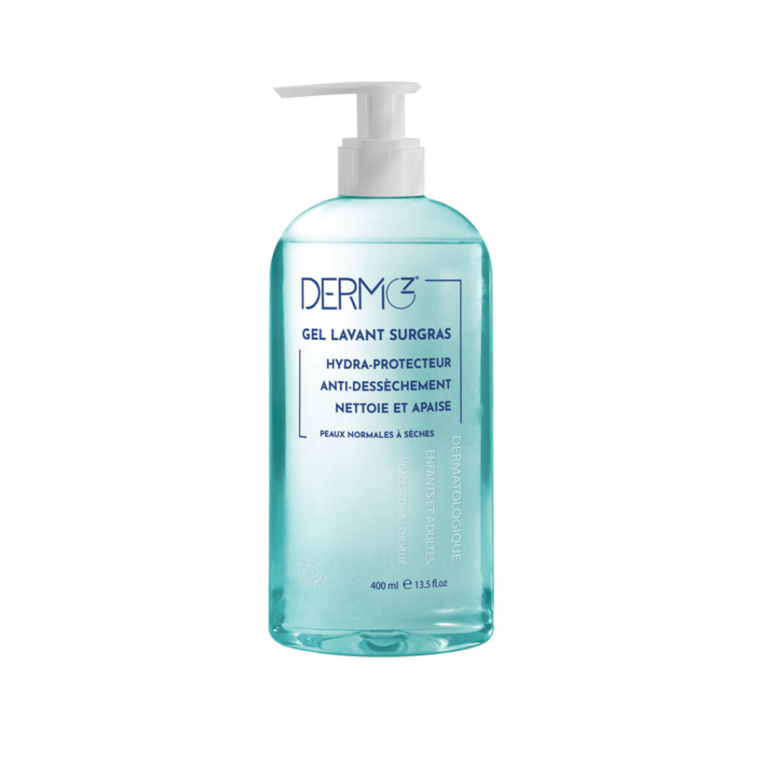 Dermoz-gel-lavante-surgras-Pns-400ml-1-1.png Dermoz gel lavante surgras Peaux Normales a Seches 400ml – Image 1