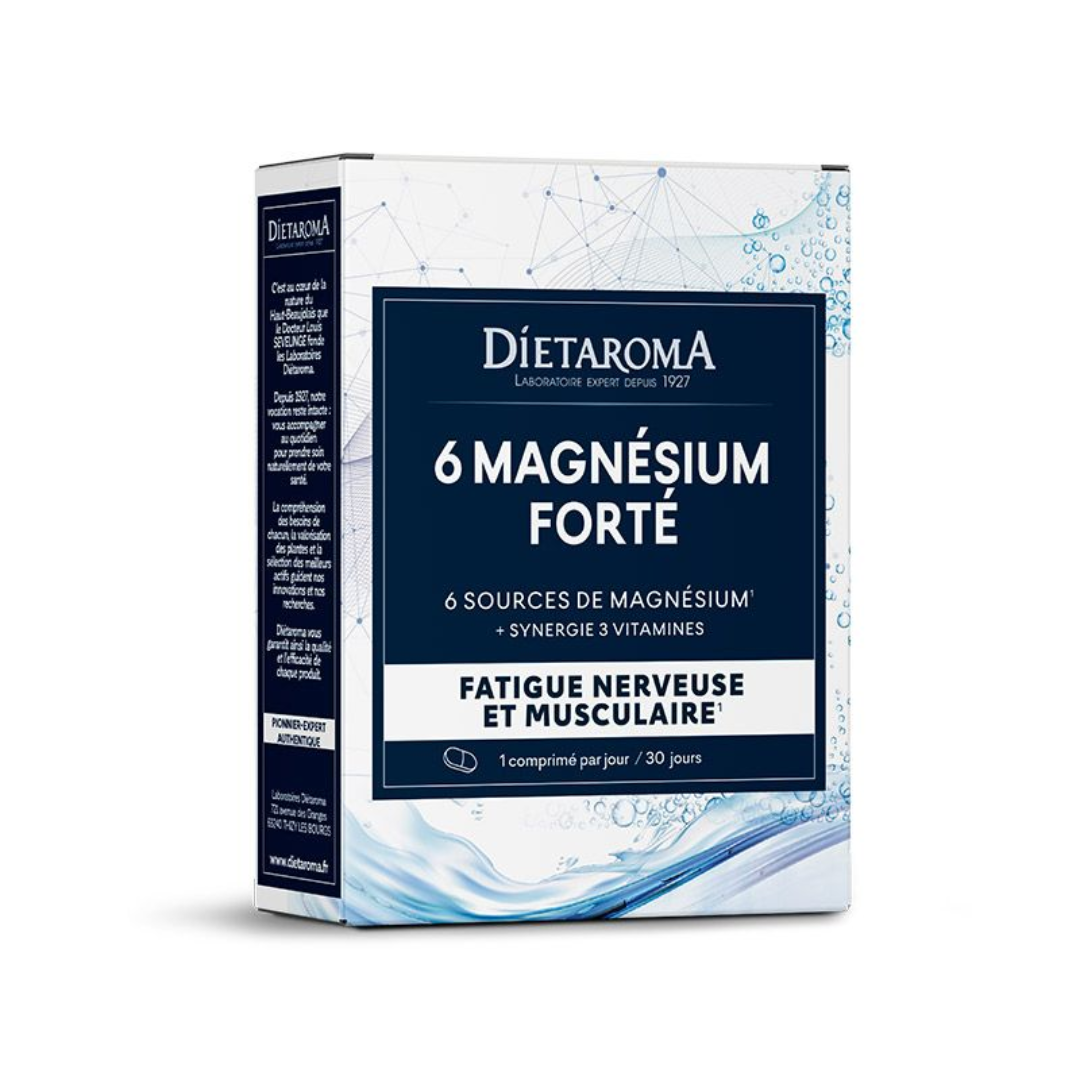 Dietaroma-6-magnesium-forte-15cmp-1.png Dietaroma 6 Magnesium Forte 15 Comprimes – Image 1