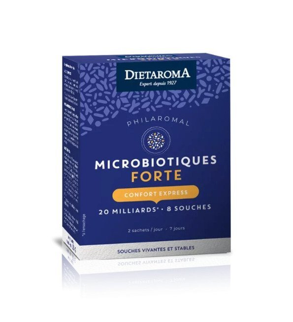 Dietaroma-Microbiotique-Forte-14-sachets-1.jpg Dietaroma Philaromal Probiotiques Forte 14 sachets – Image 1