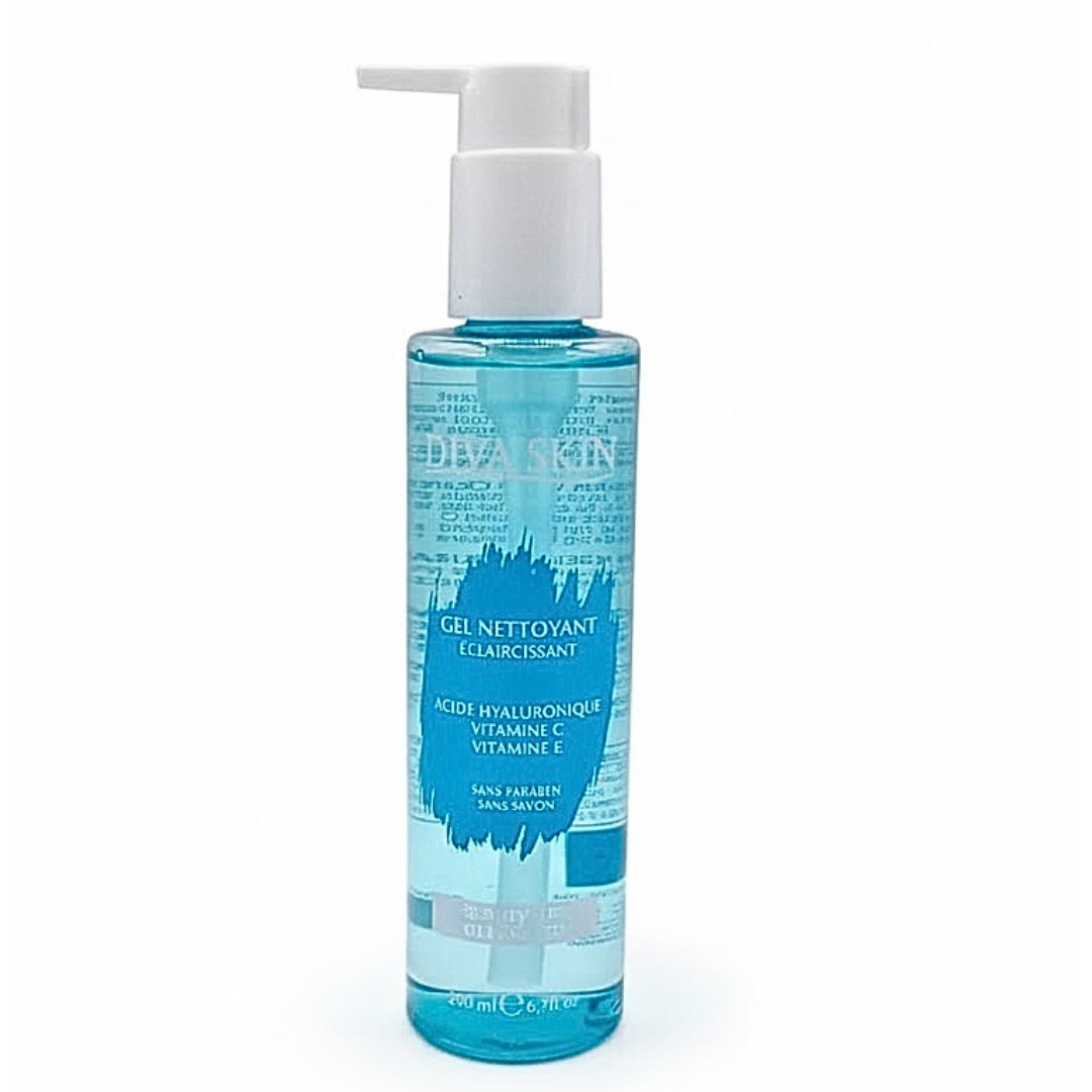 Diva-Skin-Gel-Nettoyant-Eclaircissant-200ml-1.png Diva Skin Gel Nettoyant Eclaircissant 200ml – Image 1