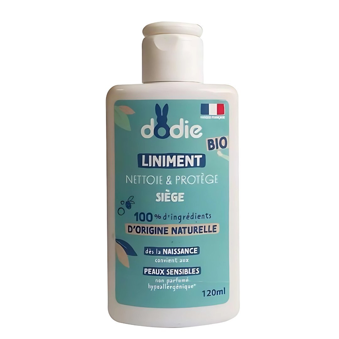 Dodie-liniment-120ml.jpg Dodie Liniment Bio Nettoie et Protege 120 ml – Image 1