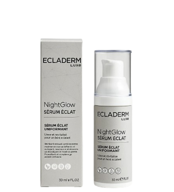 Ecladerm-Night-Glow-Serum-Eclat-Eclaircissant-30ml-1-1.png Ecladerm Night Glow Serum Eclat Eclaircissant 30ml – Image 1