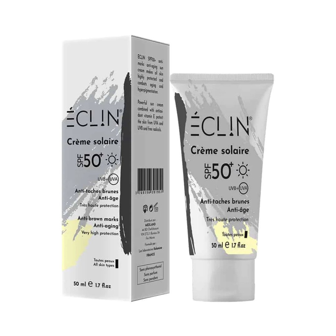 Eclin-Ecran-solaire-Anti-Tache-AA-spf50-50ml-1.jpg Eclin Ecran Solaire Anti-Tache Anti-Age spf50+ 50ml – Image 1