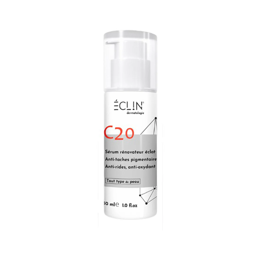 Eclin-Serum-renovateur-Eclat-Vitamine-C20-30ml-1.png Eclin Serum Renovateur Eclat Vitamine C20 30ml – Image 1