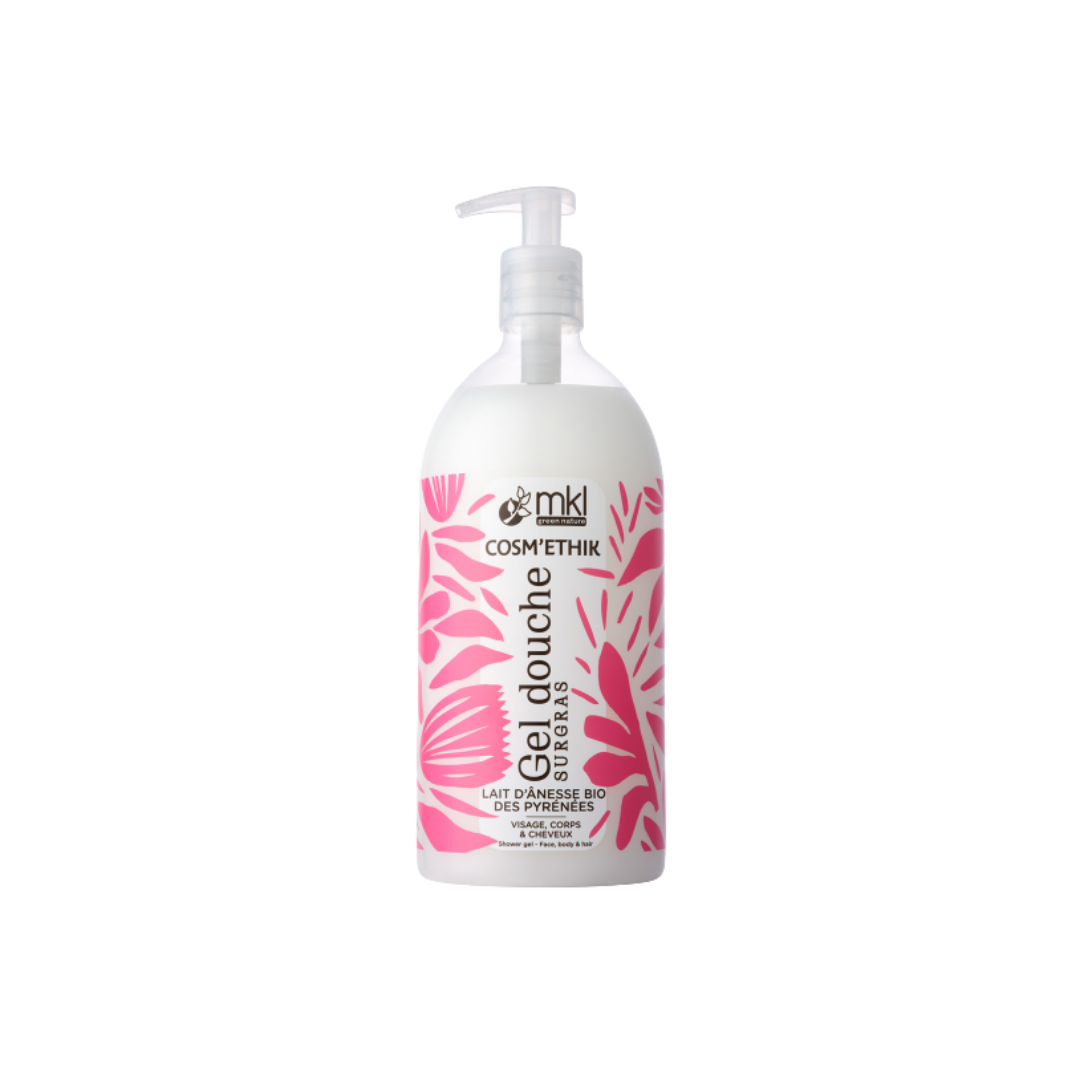 Elba-lait-bronzant-protecteur-spf30-100ml-2025-04-25T122105.749-1.png MKL Cosm'ethik Gel Douche Lait D'anesse Bio 1L – Image 1